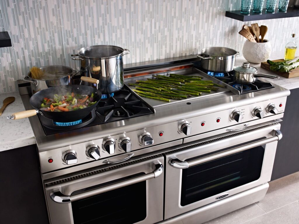 commercial oven and stove